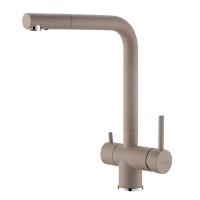 Смеситель для кухни Alveus Aquila G55 Beige 1139807 Бежевый