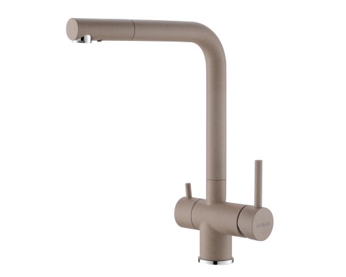 Смеситель для кухни Alveus Aquila G55 Beige 1139807 Бежевый