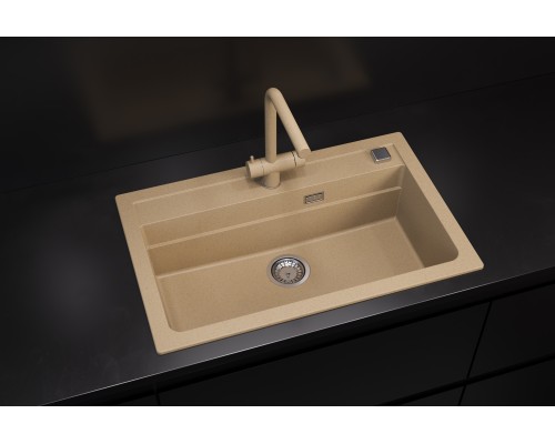 Мойка каменная 79х50 Alveus Atrox 1140445 бежевая