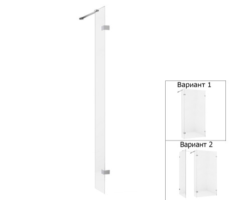Стенка NEW TRENDY EVENTA 23x200 хром