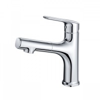 Смеситель для раковины с выдвижным изливом Wonzon&Woghand, Хром