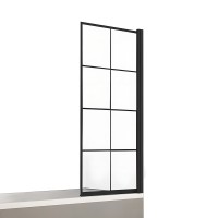 Шторка для ванны NEW TRENDY NEW SOLEO BLACK 70x140 черный