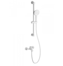 Смеситель для ванны с душевым гарнитуром Wonzon&Woghand, Белый матовый