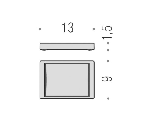 Мыльница настольная Colombo Look цвет хром