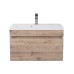 Тумба под раковину подвесная Uperwood Eva 57х47х35 см, Крафт Табачный