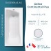 Ванна чугунная Delice Continental PLUS 100х70 с антискользящим покрытием