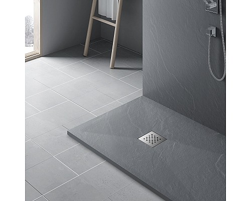 Поддон для душа из искусственного камня Vincea VST-4SR9012G 1200x900x25 серый
