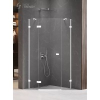 Душевое ограждение NEW TRENDY AVEXA WHITE L 90x90x200 белый