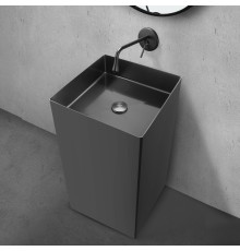 Раковина отдельностоящая ABBER Wasser Kreis оружейная сталь