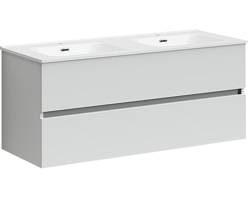 Тумба под раковину SANCOS Urban 1190х450х550, c двумя ящиками, белый глянец Тумба под раковину SANCOS Urban 1190х450х550, c двумя ящиками, белый глянец