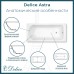 Ванна из литьевого мрамора Delice Astra 150х70 глянцевая