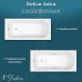 Ванна из литьевого мрамора Delice Astra 150х70 глянцевая