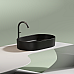 Чаша накладная овальная Ceramica Nova Element 60x38 Чёрный Матовый
