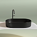 Чаша накладная овальная Ceramica Nova Element 60x38 Чёрный Матовый