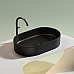 Чаша накладная овальная Ceramica Nova Element 60x38 Чёрный Матовый