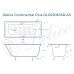 Ванна чугунная Delice Continental PLUS 170х75 с отверстиями под ручки и антискользящим покрытием