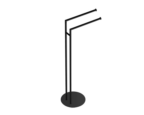 Стойка напольная Colombo Mini с двойным п/держателем ерш H835x36cм D22cм цвет черный матовый