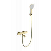 Смеситель для ванны с душем и термостатом Wonzon&Woghand, Темный графит