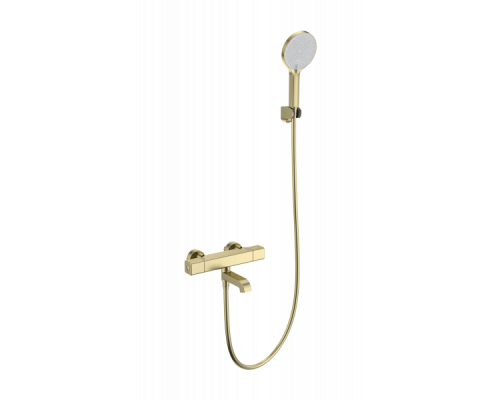 Смеситель для ванны с душем и термостатом Wonzon&Woghand, Темный графит