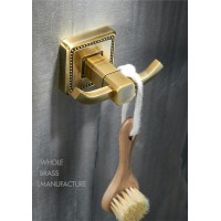 Двойной крючок для ванной Wonzon&Woghand, Бронза