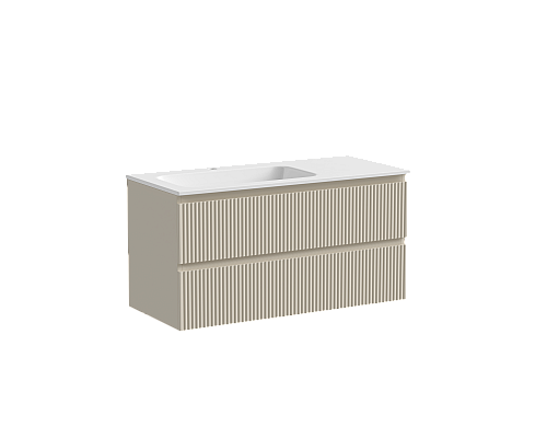 Тумба под раковину Sancos SNOB R 100x50 Beige Soft Тумба под раковину Sancos SNOB R 100x50 Beige Soft
