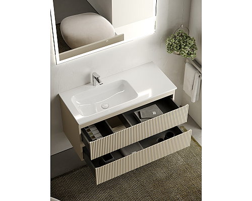Тумба под раковину Sancos SNOB R 100x50 Beige Soft Тумба под раковину Sancos SNOB R 100x50 Beige Soft