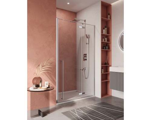 Душевая дверь Cezares Liner 120 R LINER-B-12-120-C-Cr-R профиль Хром стекло прозрачное