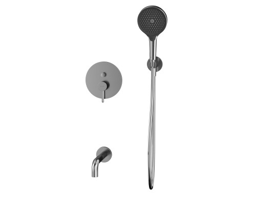 Система для ванны скрытого монтажа WHITECROSS Y (брашированный никель)