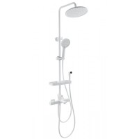 Душевая система с гигиеническим душем и термостатом Wonzon&Woghand, Белый матовый