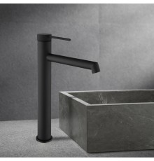 Смеситель для раковины Vincea Rim однорычажный, черный матовый