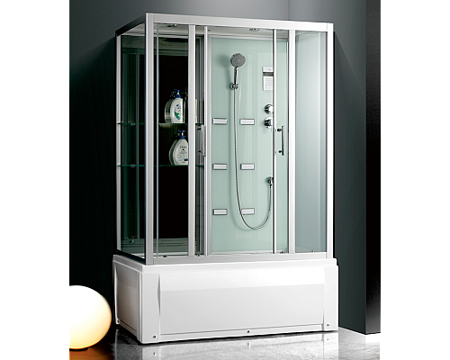 Душевой бокс Frank F557-1 пристенный 170x85 см Душевой бокс Frank F557-1 пристенный 170x85 см