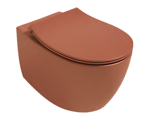 Унитаз ISVEA Sentimenti Neo подвесной 363x510x400 терракотовый матовый 10AR02010SV-2U