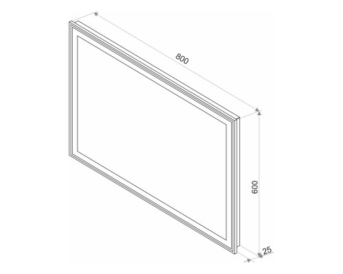 Зеркало Континент "Aralia LED" ЗЛП473