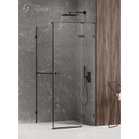 Душевое ограждение NEW TRENDY AVEXA BLACK R 120x110x200 черный
