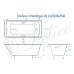 Ванна чугунная Delice Prestige 170х75 с отверстиями под ручки