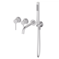 Смеситель для ванны встраиваемый Wonzon&Woghand STICK, Брашированный никель WW-889017-BN