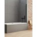 Шторка для ванны NEW TRENDY NEW SOLEO BLACK 90x140 черный