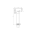 Гигиеническая лейка ALTROBAGNO Модерн (Modern) 060207 BC