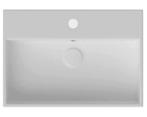 Раковина Isvea Purita 60 см накладная глазированная задняя сторона белый 10PL65060SV