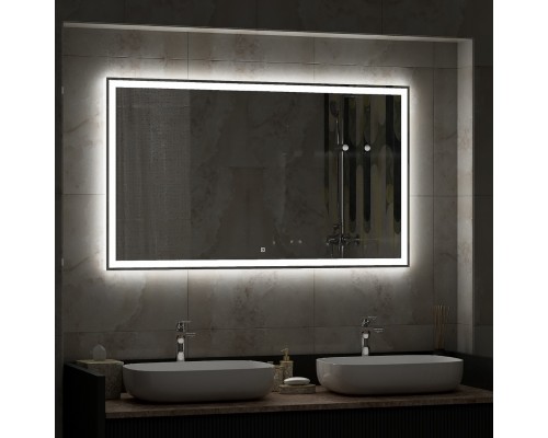 Зеркало Континент Mercury 1200х800 ЗЛП934 с подсветкой с сенсорным выключателем