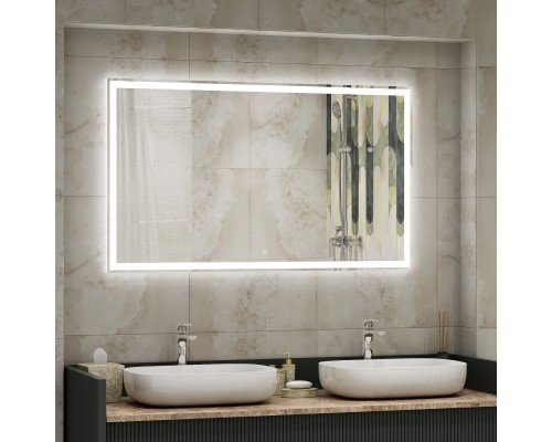 Зеркало Континент Mercury 1200х800 ЗЛП934 с подсветкой с сенсорным выключателем