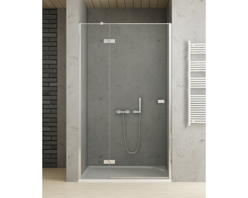 Дверь в нишу NEW TRENDY REFLEXA L 90x200 хром