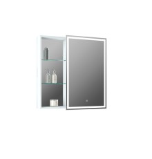 Зеркальный шкаф Континент Aperio LED 80 R с подсветкой Белый