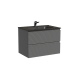 Тумба под раковину подвесная Sancos Folk 69х44х50, с доводчиками, Grey soft, FL70GS