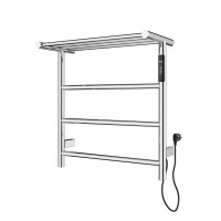 Полотенцесушитель электрический с полкой Wonzon&Woghand, Хром