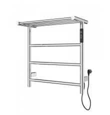 Полотенцесушитель электрический с полкой Wonzon&Woghand, Хром