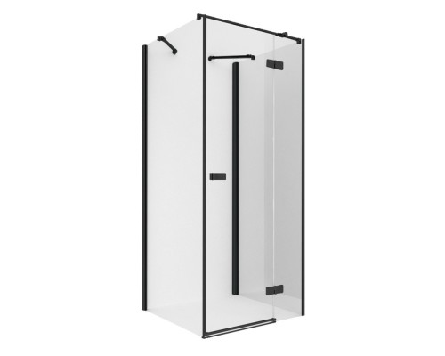 Душевое ограждение NEW TRENDY REFLEXA BLACK R 90x100x200 черный