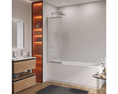 Раздвижная шторка на ванну Cezares SLIDER-VF-11-100/150-P-Cr