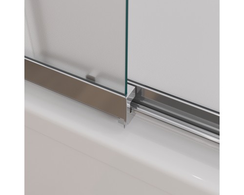 Раздвижная шторка на ванну Cezares SLIDER-VF-11-100/150-P-Cr