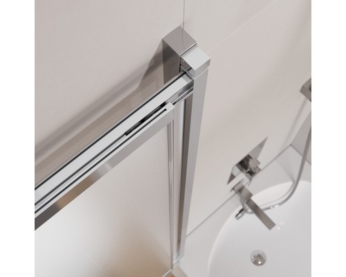 Раздвижная шторка на ванну Cezares SLIDER-VF-11-100/150-P-Cr
